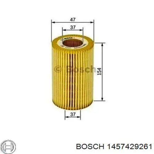 1457429261 Bosch Filtro aceite