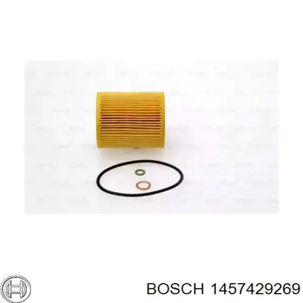 Filtro de aceite 1457429269 Bosch