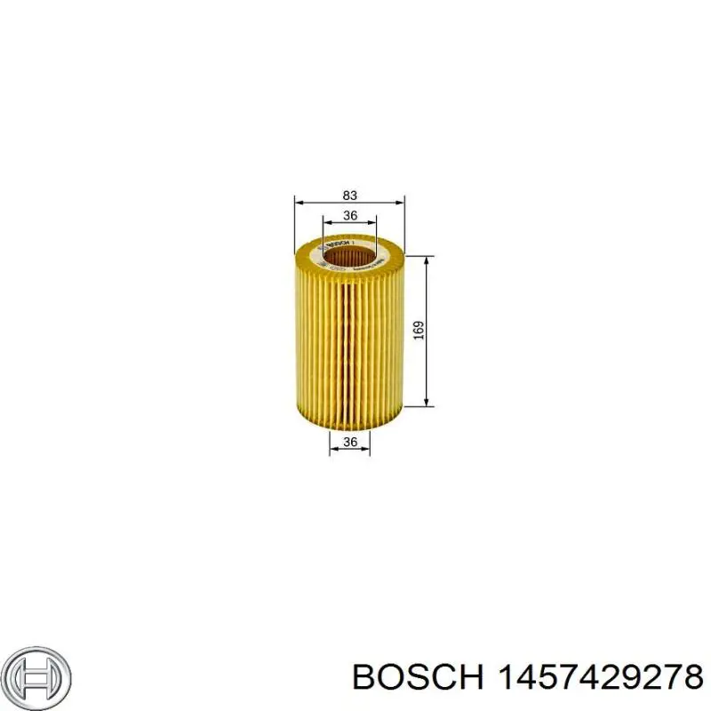 1457429278 Bosch filtro de aceite