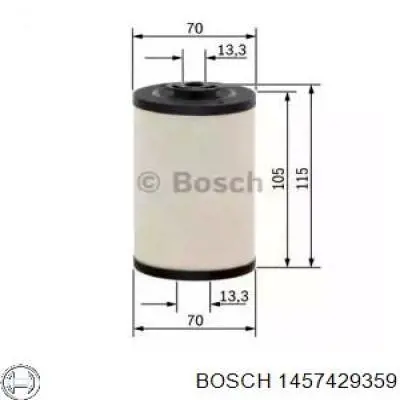 1457429359 Bosch filtro combustible