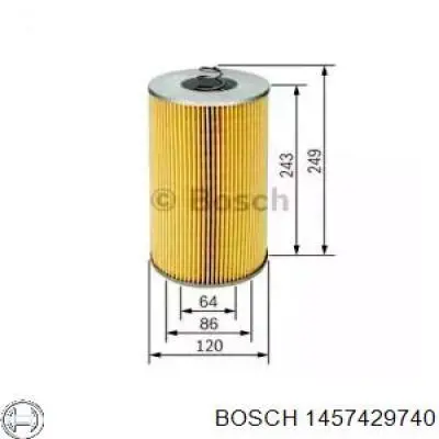 1457429740 Bosch filtro de aceite