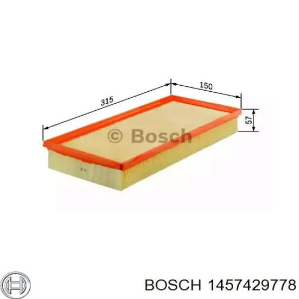 1457429778 Bosch filtro de aire