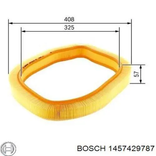 1457429787 Bosch filtro de aire