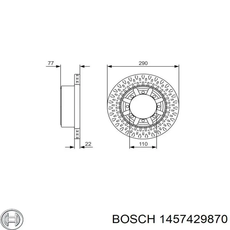 Filtro aire Bosch 1457429870