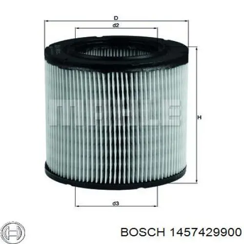 PC108 STC Filtro de aire de motor
