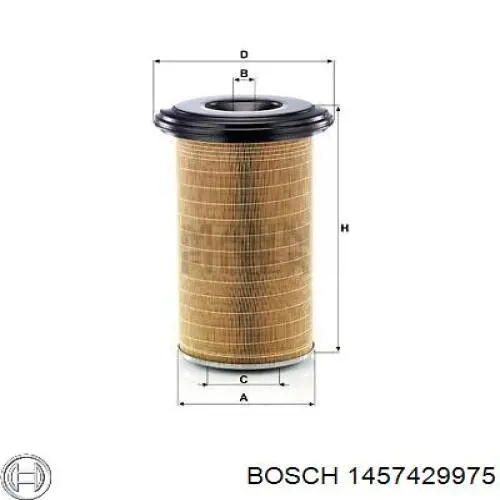 1457429975 Bosch filtro de aire