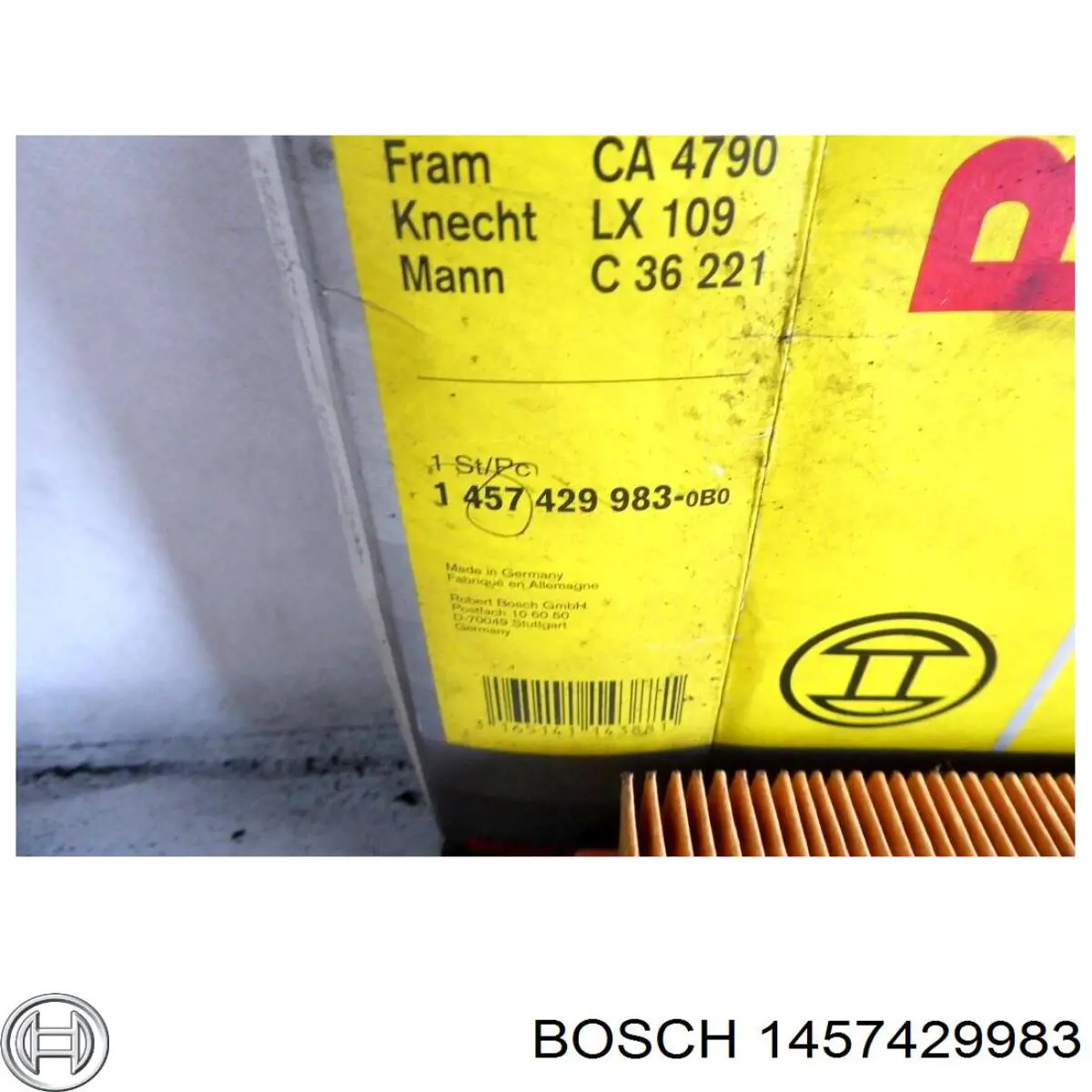 1457429983 Bosch filtro de aire