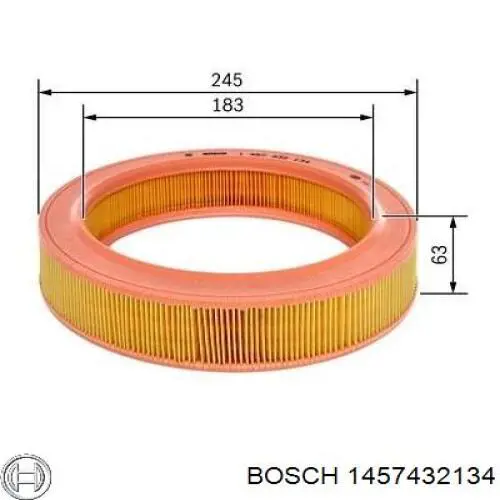 1457432134 Bosch filtro de aire