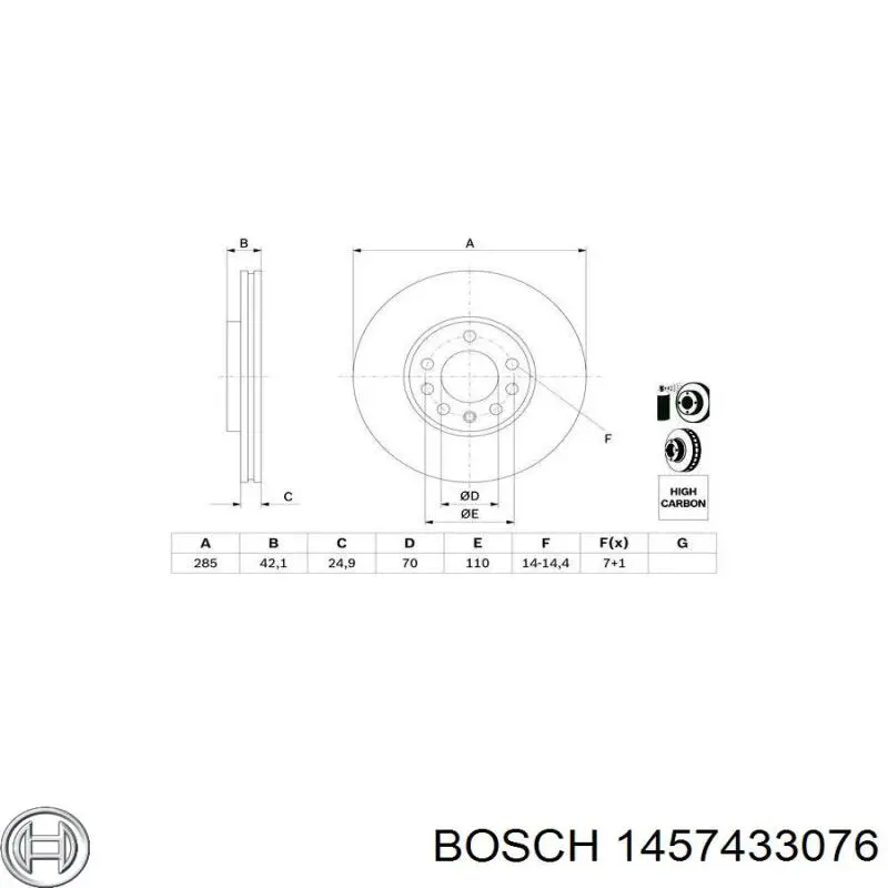 Filtro de aire Ford Fiesta JH, JD