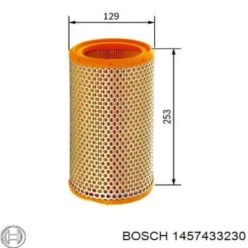 1457433230 Bosch filtro de aire