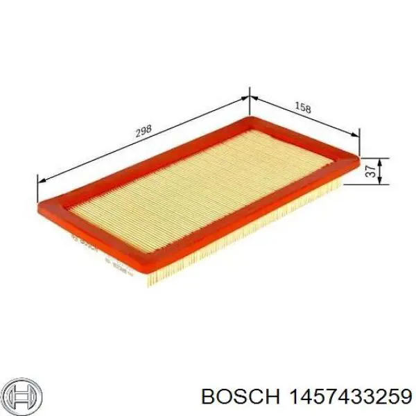 1457433259 Bosch filtro de aire