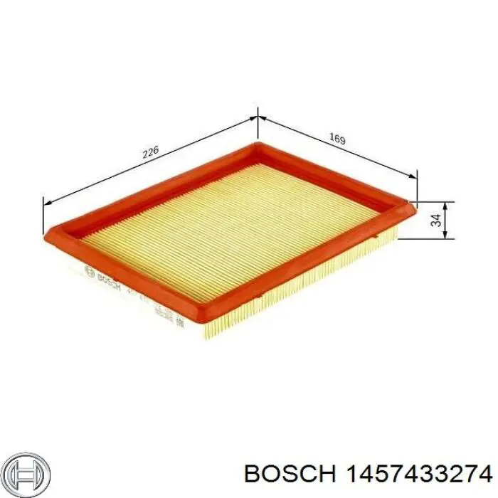 1457433274 Bosch filtro de aire