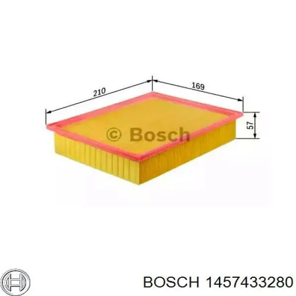 1457433280 Bosch filtro de aire