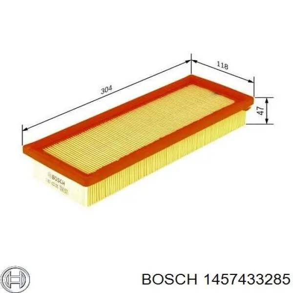 1457433285 Bosch filtro de aire