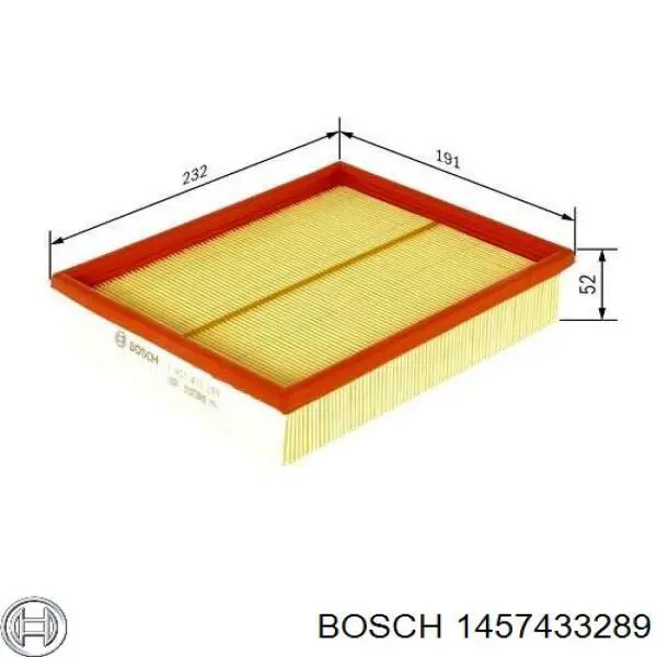 1457433289 Bosch filtro de aire