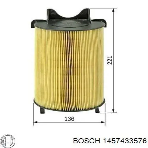 1457433576 Bosch filtro de aire