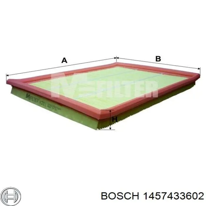 1457433602 Bosch filtro de aire