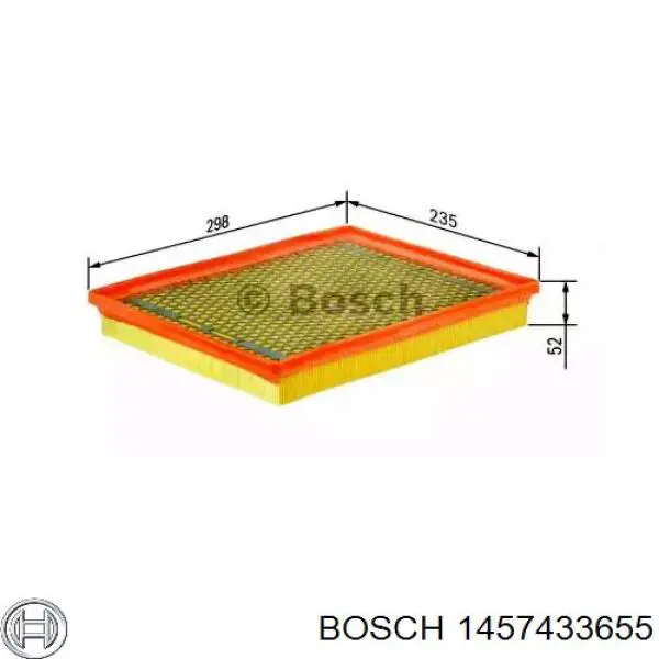 1457433655 Bosch filtro de aire