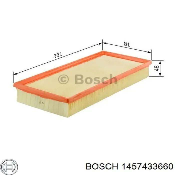 1457433660 Bosch filtro de aire