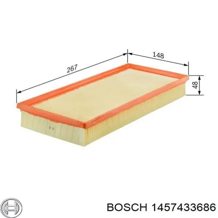1457433686 Bosch filtro de aire