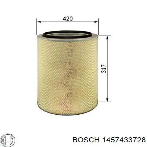 1457433728 Bosch filtro de aire
