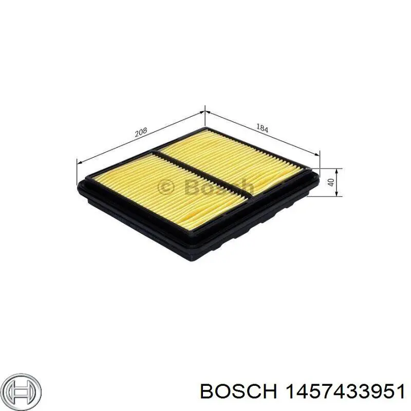 1457433951 Bosch filtro de aire