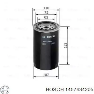 1457434205 Bosch filtro combustible