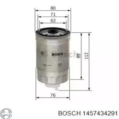 1457434291 Bosch filtro combustible