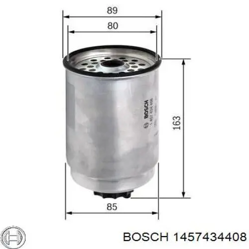 1457434408 Bosch filtro combustible