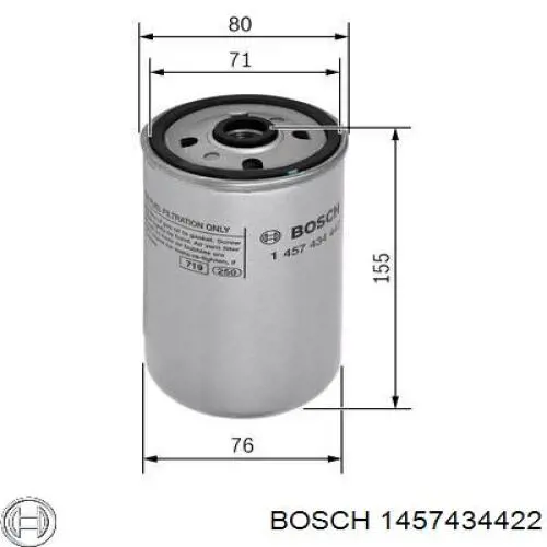 1457434422 Bosch filtro de combustible