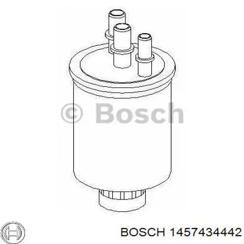 Filtro de combustible 1457434442 Bosch