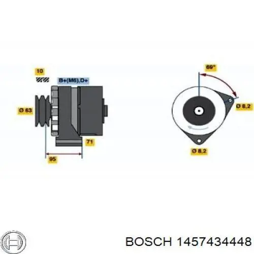 Filtro combustible Jeep Cherokee 2 XJ