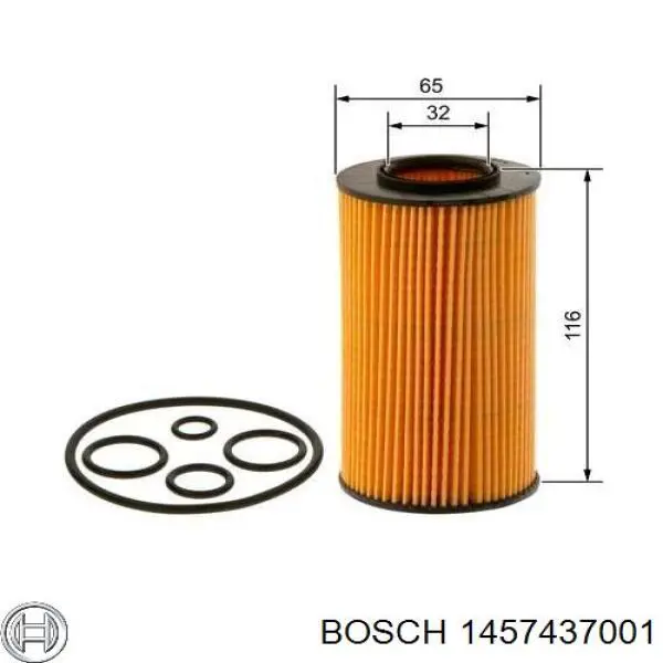 Comprar 1457437001 Bosch Filtros de aceite