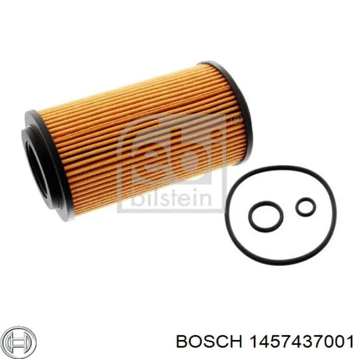 Filtro de aceite 1457437001 Bosch