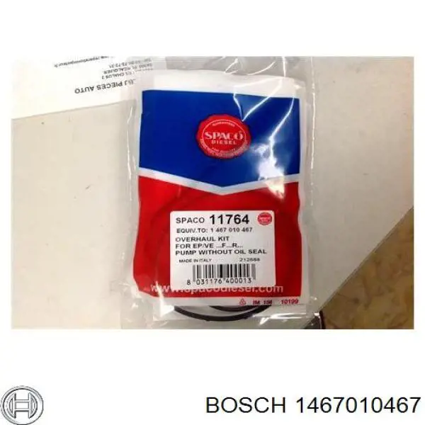 Kit de reparación de bomba de alta presión Bosch 1467010467