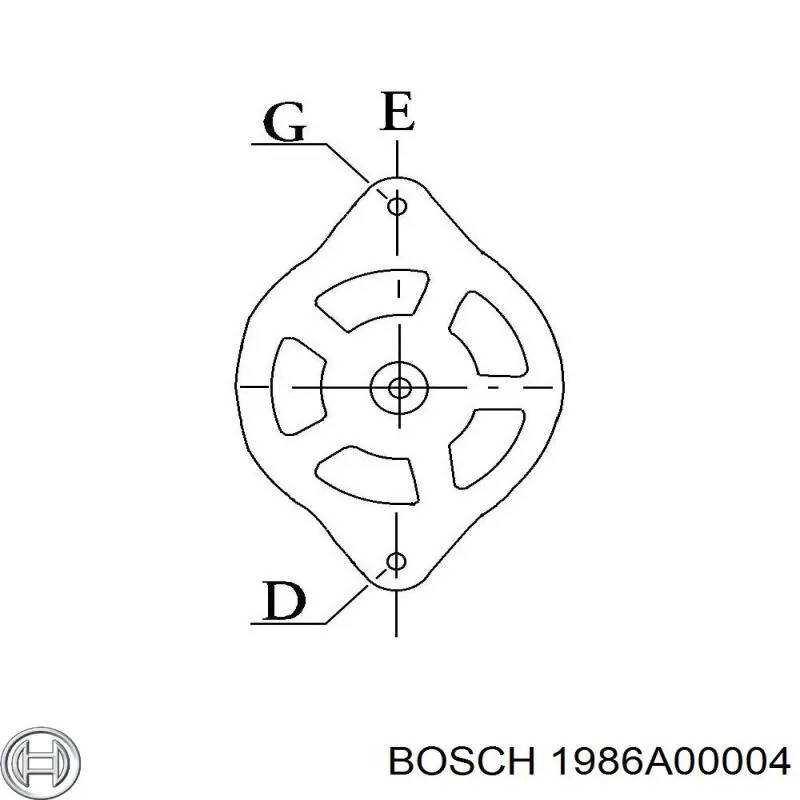 Generador Bosch 1986A00004