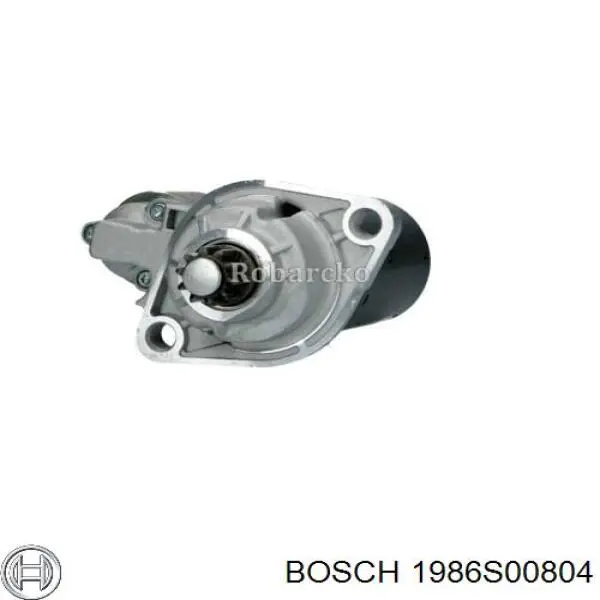 1986S00804 Bosch motor de arranque