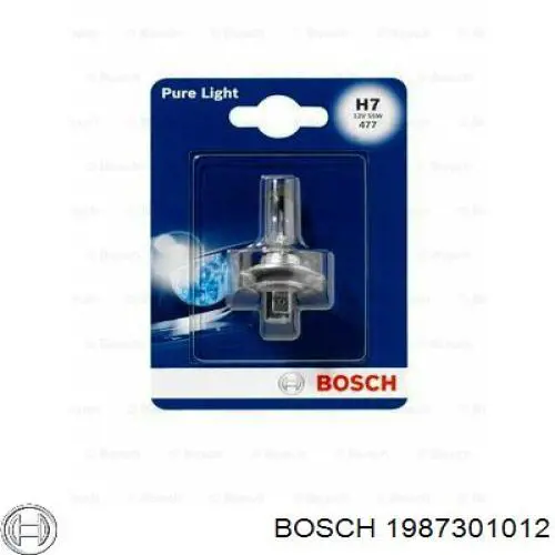 1 987 301 012 Bosch bombilla halógena