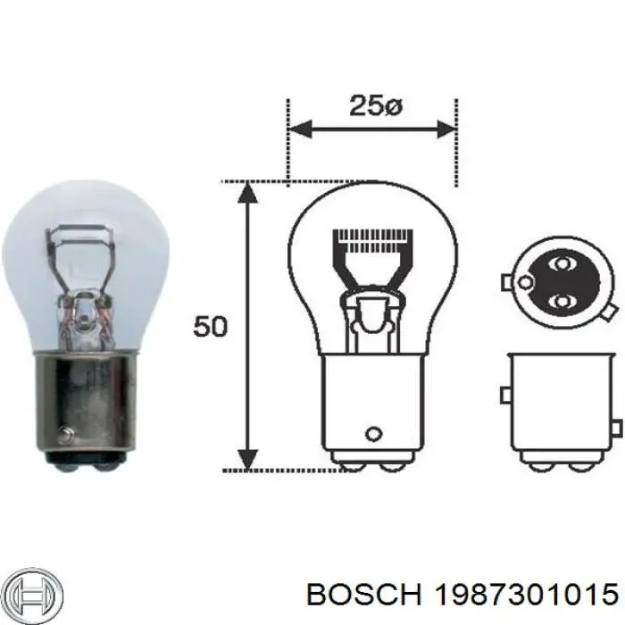 Bombilla de faro Bosch 1987301015 precio, desde 1,42 EUR