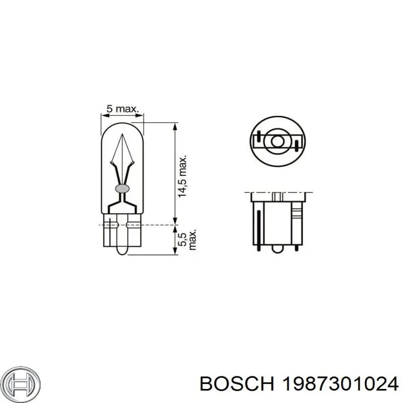 1987301024 Bosch luz del tablero (panel principal)