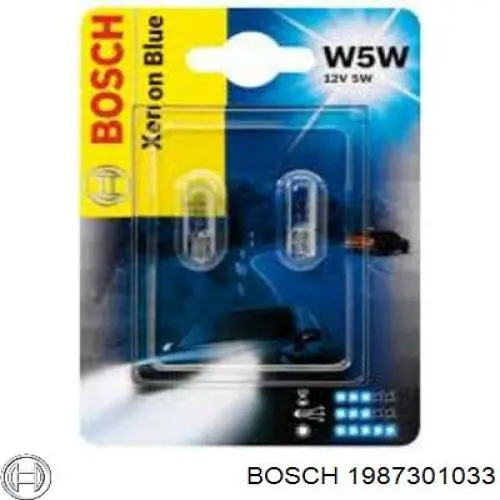 1987301033 Bosch lámpara, luz interior/cabina