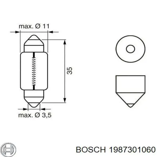 Bombilla BOSCH 1987301060