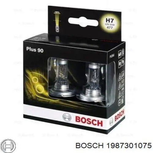1987301075 Bosch bombilla halógena