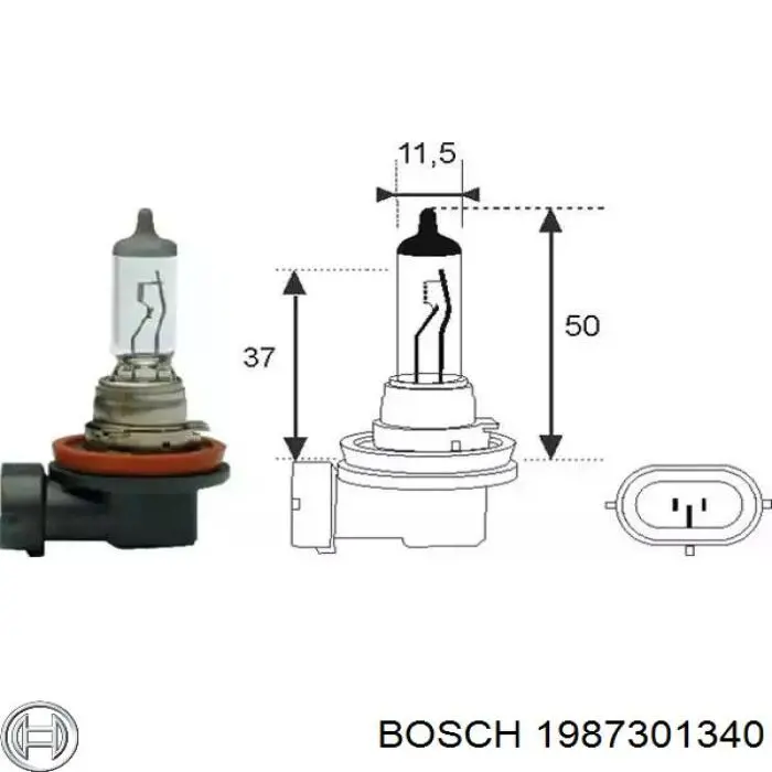 Bombilla BOSCH 1987301340