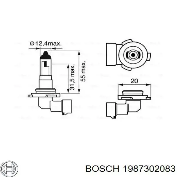 L0009145 Chrysler Bombilla de cruce