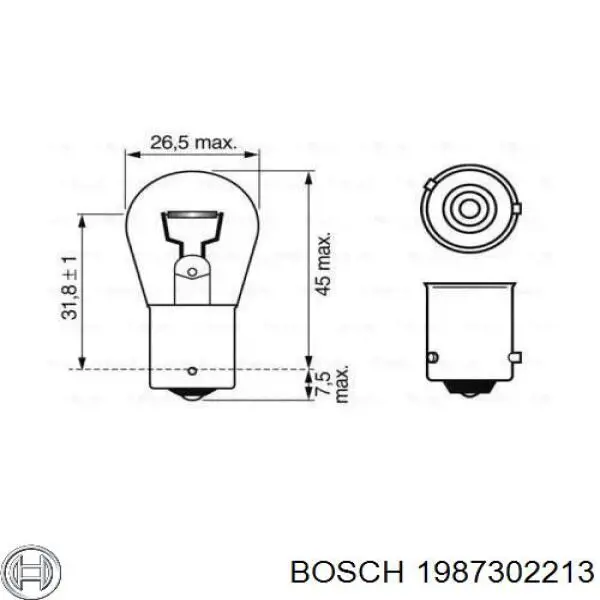 Comprar 1987302213 Bosch Bombilla de luz