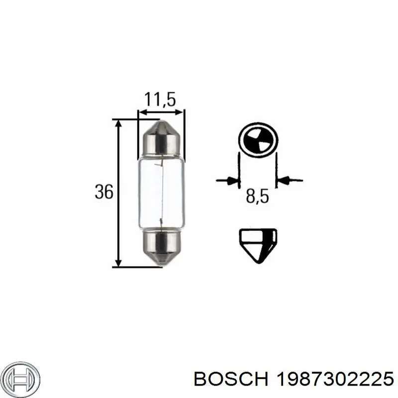 1 987 302 225 Bosch bombilla