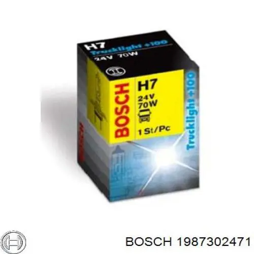1987302471 Bosch Lámpara halógena