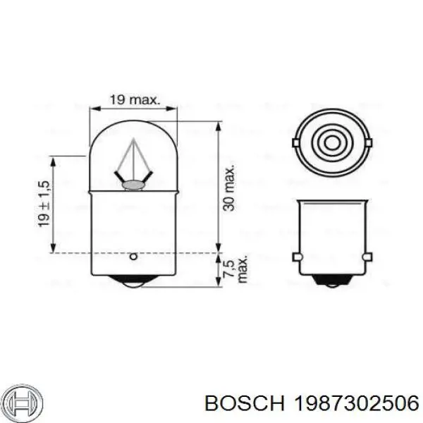 Bombilla 1987302506 Bosch