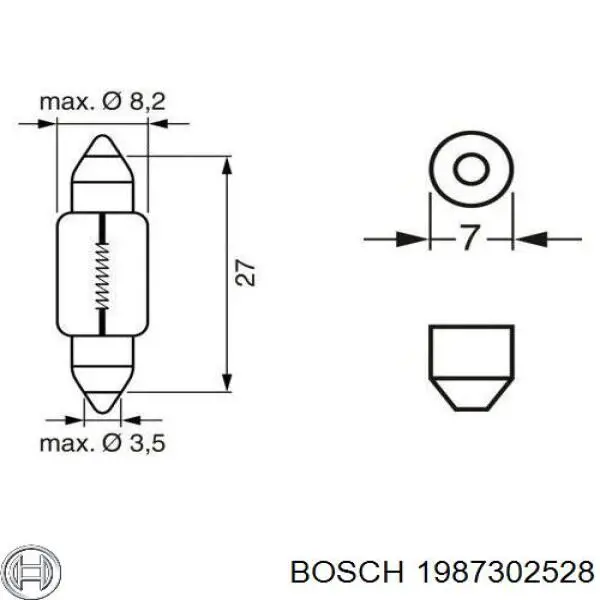 Comprar 1987302528 Bosch Bombilla de luz